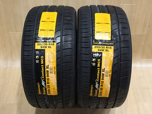 B336 新品 未使用 コンチネンタル ContiMaxContact MC5 255/35R18 94W 2本 AMG ベンツ W204 W212 BMW E90 Z4 M3 レクサス IS250 IS350 R34