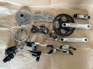 2002年式　SHIMANO DEORE XT & XTR 9S MTBパーツセット