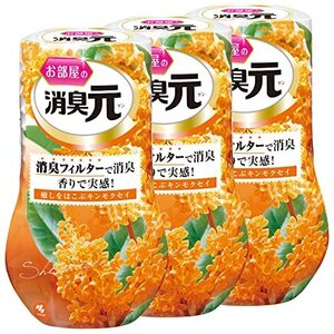 【まとめ買い】お部屋の消臭元 癒しをはこぶ キンモクセイ 消臭芳香剤 部屋用 400ml×3個