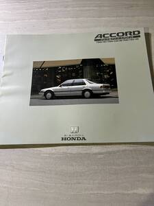 ホンダ HONDA アコード ACCORD アコード　アコードエアロデッキ CA1 / CA2 / CA3型 専用 カタログ 　 昭和61年 　当時物　SM2693