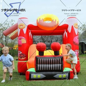 ビニールプール 滑り台 プール すべり台 滑り台 自動車 プレゼント キッズ 子供 トランポリン 大型遊具 エアー遊具 350×220×230cm