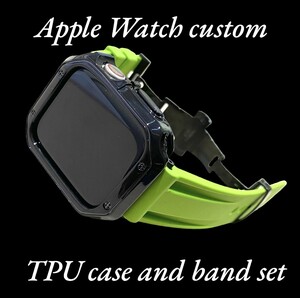 アップル用バンド ラバーベルト Apple Watch カバー　ケース メンズ　レディース38 40 41 42 44 45 49 af