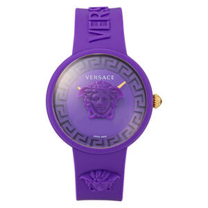 ◆VERSACE ヴェルサーチ◆ 腕時計 時計 38mm メンズ レディース アウトレット パープル サファイア 送料無料 VE6G00823 メデューサポップ