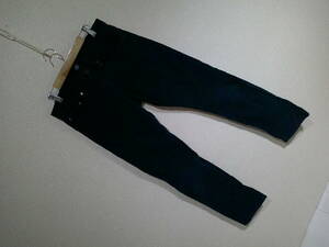 ssy9380 GAP DENIM ギャップ ■ コーデュロイ ジーンズ ■ ロングパンツ ダークネイビー 無地 スリム ストレッチ W28