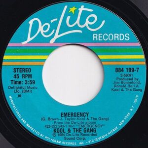 Kool & The Gang Emergency / You Are The One De-Lite US 884 199-7 206244 SOUL DISCO ソウル ディスコ レコード 7インチ 45