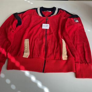 ★FILA★MADE IN ITALY★vintage ★レッド ★テニス★1C-051★トラックジャケット ★ジャージ ★