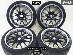 ●TWS Exlete エクスリート 107M 19インチ 8.5J ＋37 5穴 PCD114.3 鍛造 ホイール TOYO 2022年 タイヤ 4本セット クラウン マークX IS GS