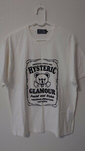 ヒステリックグラマー　HYSTERIC GLAMOUR　Tシャツ　ヒスベア　白　ホワイト　サイズＭ　送料無料