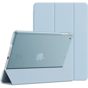 JEDirect iPad Air ケース 9.7インチ レザー 三つ折スタンド オートスリープ機能 スマートカバー ライトブルー b9