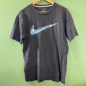 y109 NIKE ナイキ Tシャツ ネイビー 半袖 スポーツ アウトドア レジャー