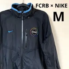 FCRB × NIKE マウンテンパーカー　ロゴプリント　スウォッシュ　M