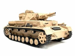 【塗装済み完成品 赤外線バトルシステム付 対戦可能】 HengLong Ver.7.0 2.4GHz 1/16 戦車ラジコン ドイツ陸軍 IV号 F型 3858-1