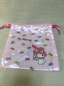 巾着袋 マイメロディ バファリン ルナ 【Sanrio/サンリオ】 2017年 きんちゃく,ふくろ,ポーチ,小物入れ BUFFERIN Luna