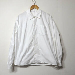 【送料無料】無印良品ジャケット/オックスフォード生地　L-XLサイズ　白　メンズ　MUJI　