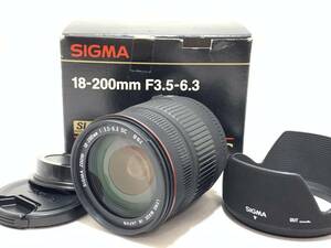 ★特上品★ SIGMA シグマ 18-200mm F3.5-6.3 DC ペンタックス PENTAX 【元箱付き】 @3763