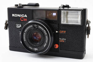 ★良品★ コニカ Konica C35 EF HEXANON 38mm F2.8 コンパクトフィルムカメラ MS7-4 B52 ★★ #1594 #4011 #26