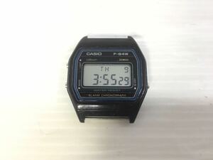 [K-2024]CASIO カシオ チープカシオ★デジタル 腕時計 アラーム☆稼動品 クォーツ F-84W ブラック♪売り切り 1000円スタート!!