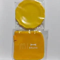 ＊新品　マクドナルドBRUNO　ミニプレート、コインポーチ