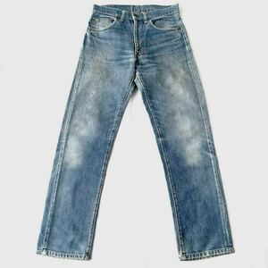 70s 80s LEVIS 505 脇割 内股シングルステッチ 42TALONジッパー 黒カン オリジナル ビンテージ （ リーバイス 66後期 501 USA製 501XX 606