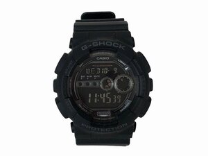 CASIO / カシオ G-SHOCK GD-100 クオーツ ラバーベルト メンズ 文字盤ブラック