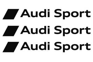 ステッカー　Audi Sport　3枚set