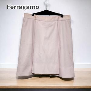 Ferragamo スカート シルク ピンク