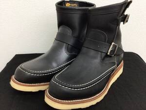 ★ 美品 ★ Chippewa チペワ 1901M07 HIGHLANDER ハイランダー ショートモック エンジニア ブーツ 7.5E ブラック