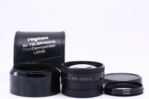 【美品】raynox レイノックス コンバーションレンズ ビデオカメラ用 TP-2000 #13198