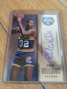 Herb Williams 14-15 Totally Certified サイン カード 49枚限定