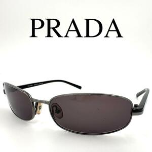 PRADA プラダ サングラス 度なし SPR56E サイドロゴ フルリム