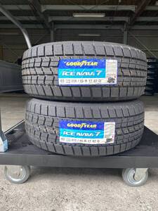 【法人宛限定送料無料】GYYD10283 GOODYEAR 215/45R17 87Q ICENAVI7 2本セット　2021年製