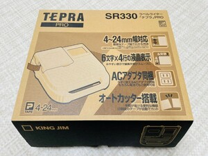 ほぼ未使用品　通電のみ確認済み　TEPRA　PRO　ラベルライター　テプラ　SR330　オートカッター搭載　4319