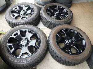 ハイラックス純正ホイール　ブリジストン　ブリザック　DM-V2　255/55R18　4本　中古品　タイヤサイズに注意