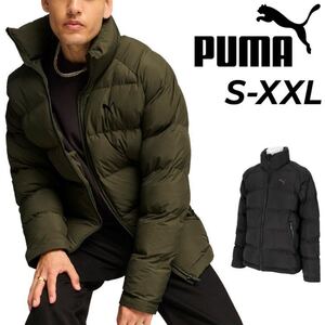 プーマ PUMA メンズ 中綿ジャケット MONO ジャケット_ 684114 （ダーク オリーブ）美品 L