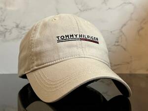 【未使用品】578KB上品★TOMMY HILFIGERトミー・ヒルフィガ－ チノキャップ CAP 上品で高級感のあるベージュのコットン素材《FREEサイズ》