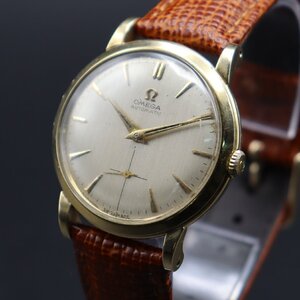 OMEGA オメガ Ref.F6231 Cal.342 ハーフローター 自動巻き スモセコ 14KGF 1950年頃 動作品ジャンク スイス製 ヴィンテージ アンティーク