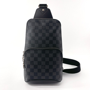 ルイヴィトン LOUIS VUITTON ボディバッグ N41719 アヴェニュー スリングバッグ バムバッグ クロスボディ ダミエグラフィット ブラック