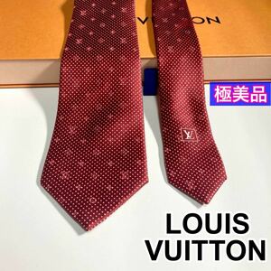 極美品LOUIS VUITTON ルイヴィトン　ネクタイ　モノグラム　ドット