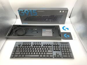 送料無料！動作確認済み！箱説、レシーバー他付属品多数つきます！Logitech G915 Clicky ロジテッククワイヤレス [並行輸入品版]　d2551