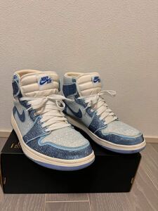  NIKE ナイキ AIR JORDAN ハイ　キラキラ　スワロフスキー　サイズ26〜27くらい　中古美品　1円スタート HIGH