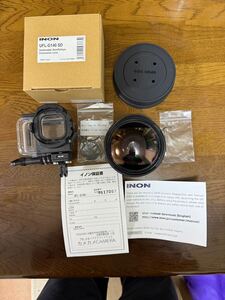 inon 水中セミフィッシュアイコンバージョンレンズ UFL-G140 SD & フロントマスク & 純正ハウジング for gopro 10-13適合 セット