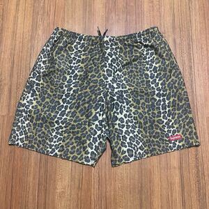 【豹柄M Leopard Water Short】 supreme シュプリーム レオパード 海パン 水着 small box split logo mesh panel old english nylon beach