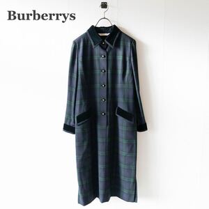 【Burberrys】バーバリーズ　ロングワンピース　チェック柄　大きいサイズ