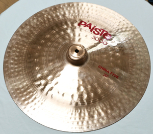 PAiSTE 3000series 20" China Type 20インチ パイステ　チャイナシンバル Made In Switzerland 正規品　中古シンバル　送料無料