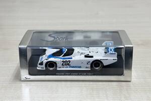 新品未展示 1/43 spark スパーク MAZDA マツダ 757 1987年 ル・マン24時間 7位入賞車 #202 P. DIEUDONNE／D. KENNEDY／M. GALVIN S0641