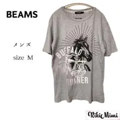 BEAMS ビームス メンズ バッファロー Tシャツ フロントプリント