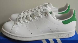 新品 スタンスミス 2016年製 JP28.5cm 白×緑 M20324 生産終了 天然皮革 adidas stansmith ホワイト×グリーン 本革 ABCマート 定番人気