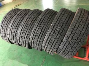 x943-4-1 ☆295/80R22.5 ヨコハマ 904W(for Bus) 中古6本セット！ 2022年製 中古スタッドレス♪ k510