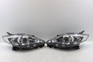 美品　プレマシー　CREW　後期　ヘッドライト　左右　キセノン　HID　ブラック　黒　スタンレー　P7696　打刻チ　322188-322189