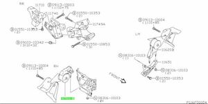 【未使用 スズキ 純正】アルトワークス HA22S Keiワークス HN22S エンジンマウンティング ライト 右 運転席側